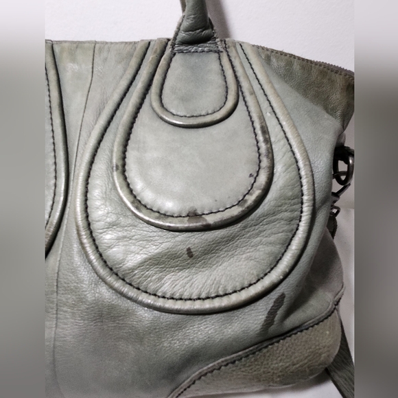 Liebskind Distressed Leather Satchel with Removable Shoulder Strap - Picture 14 of 14